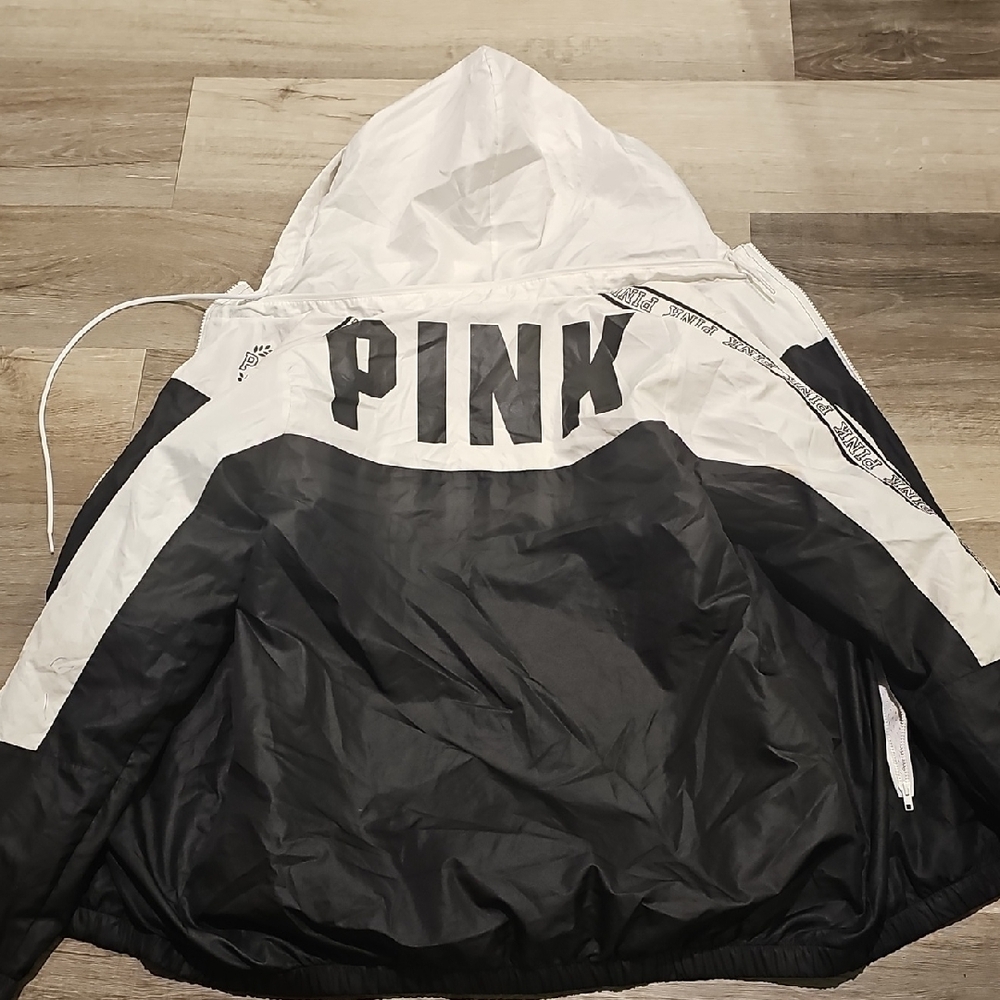PINK Victoria's Secret Kids Black and White Jacket